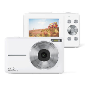 Reasonably priced White Digital Photograph Digital camera – OEM 2.4 Inch Excessive-Decision Moveable Compact Digital camera with Smile Seize Function