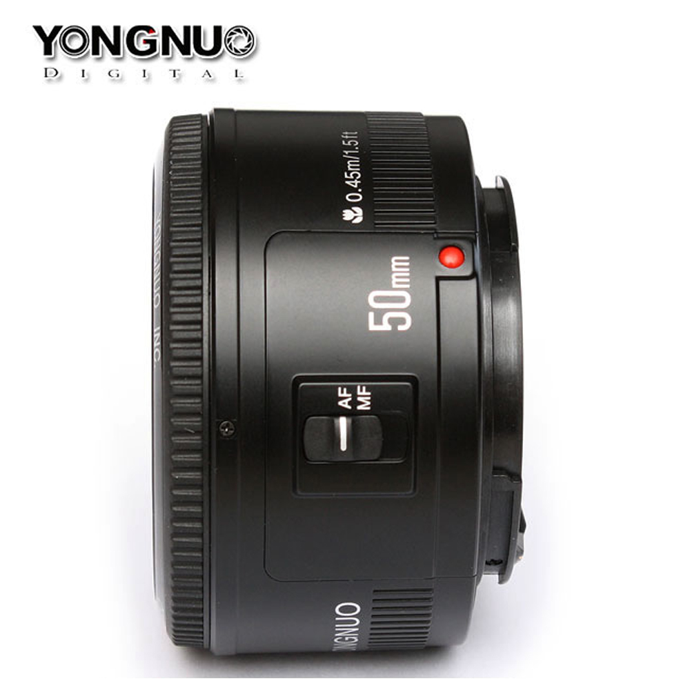 YONGNUO YN50mm F1.8 Auto Focus Lens - 50mm f/1.8 Massive Aperture Lens for Canon EOS DSLR Cameras